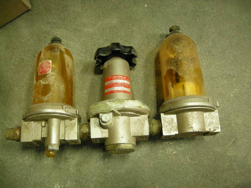 lot 101 image: Schrader Bellows Air Pressure Regulator and Filters