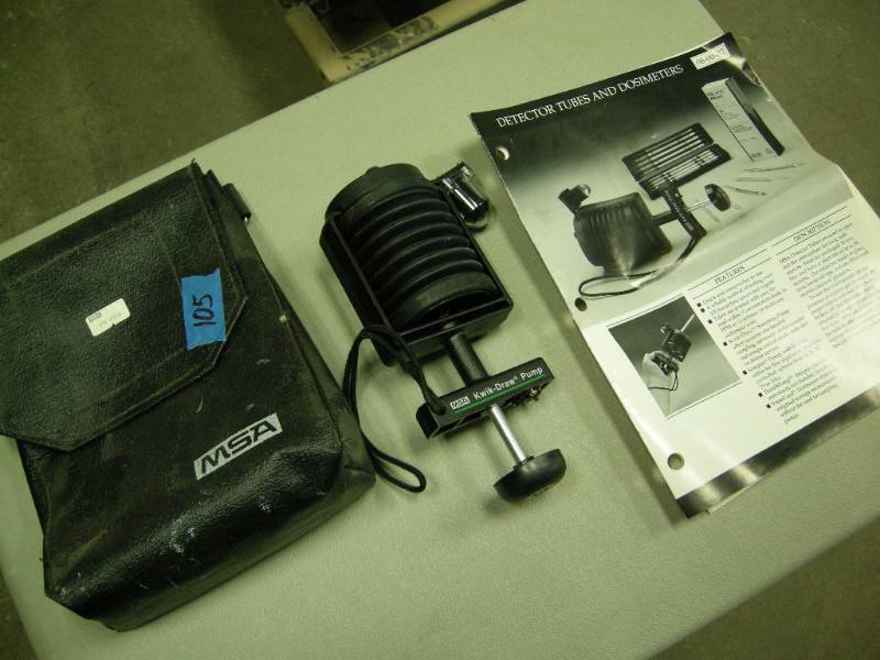 lot 105 image: MSA Kwik-Draw Pump