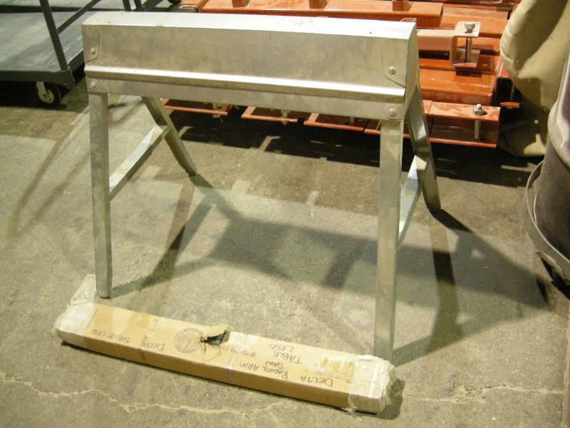lot 118 image: Saw Horse and Saw Table Legs