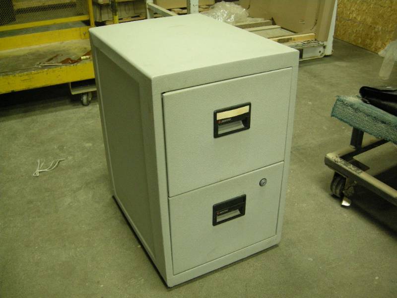 Sentry Fireproof File Cabinet Window Mfr Shop Equipment Molding