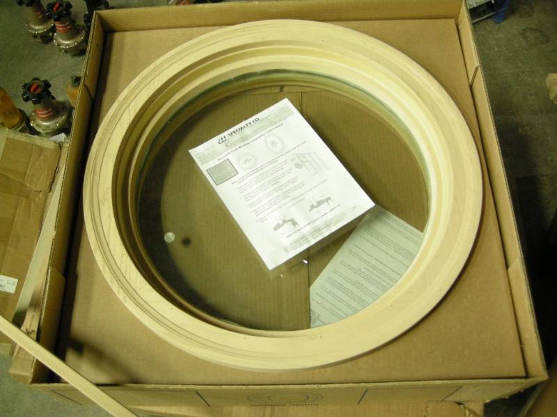 lot 156 image: New Full Round  Poly Window