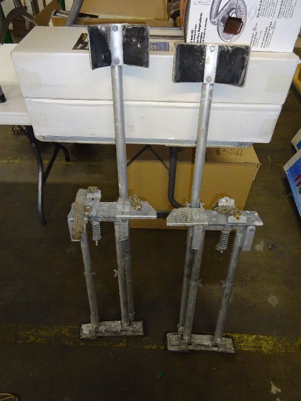 lot 11 image: Pair of stilts