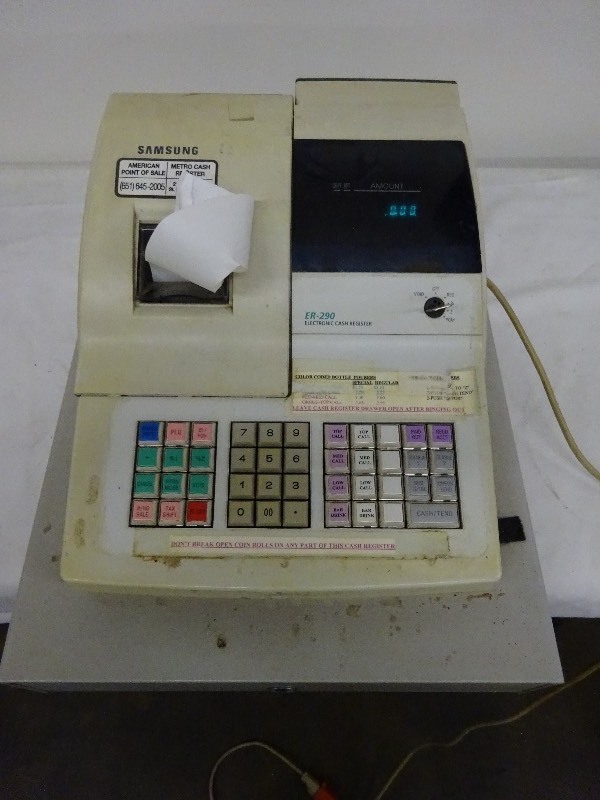 lot 12 image: Samsun Cash register works