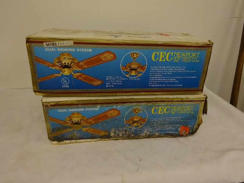 lot 18 image: CEC Newport 52 ceiling fan