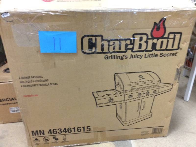 lot 11 image: Char-Broil Classic 4-Burner Gas Grill, Cabinet