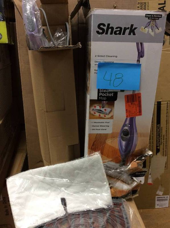 lot 48 image: Shark Deap Cleaning Steam Pocket Mop