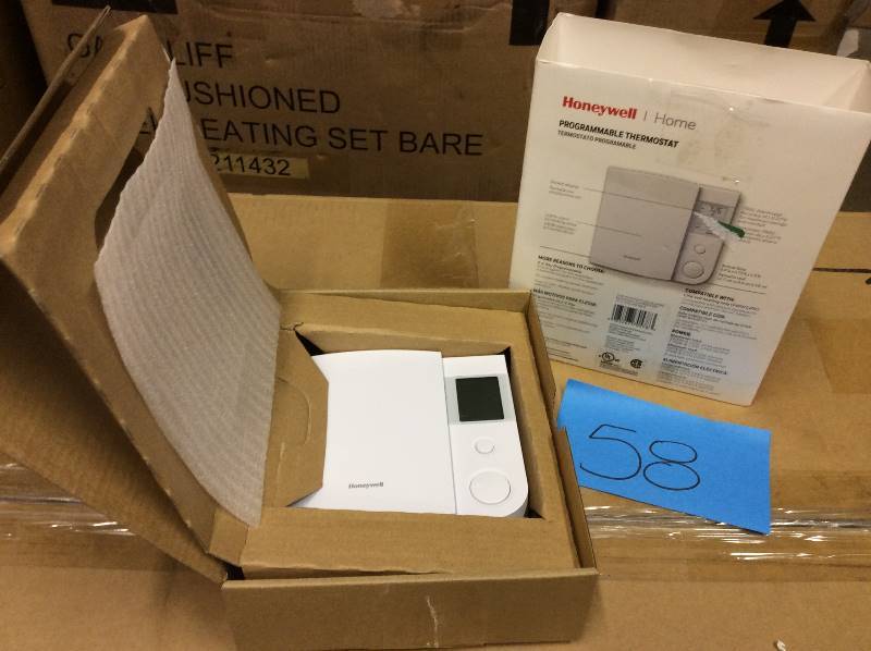 lot 58 image: Honeywell 5-2 Day Programmable Electric Thermostat