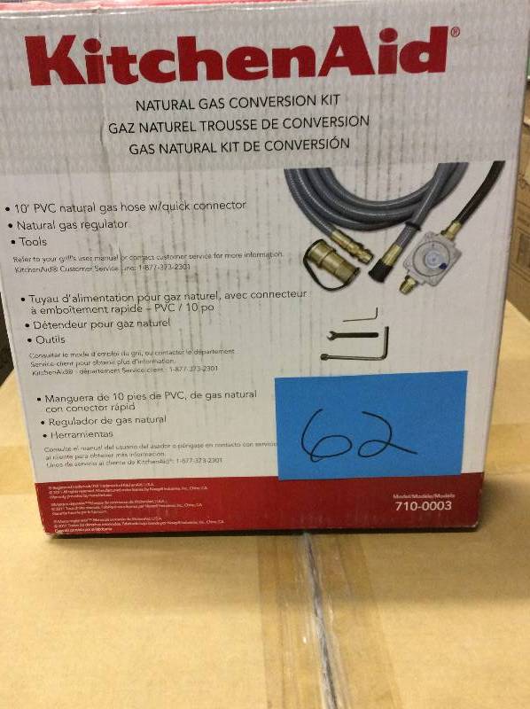 lot 62 image: Kitchen Aid Natural Gas Convertion Kit