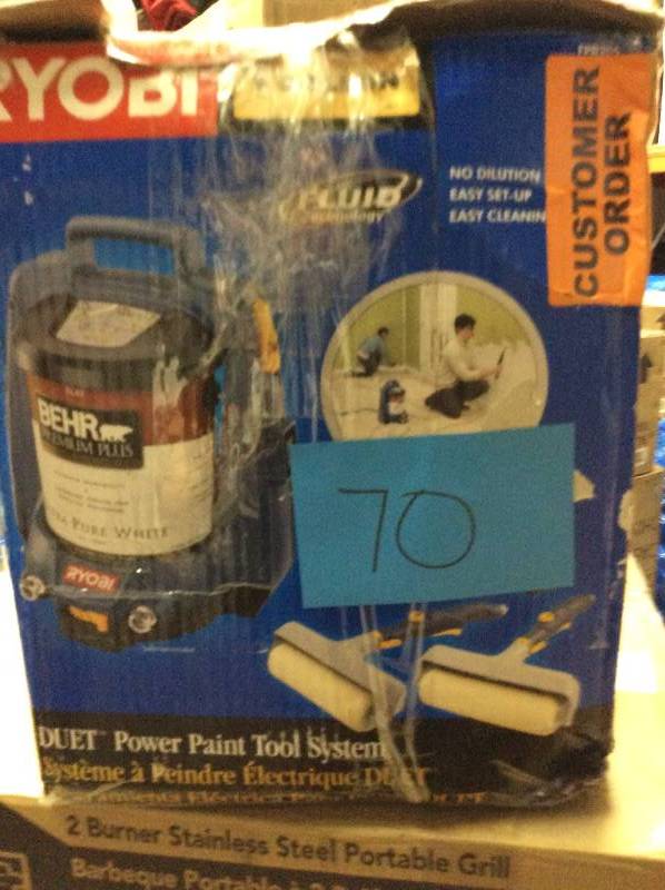 lot 70 image: Ryobi Duet Power Paint Tool System