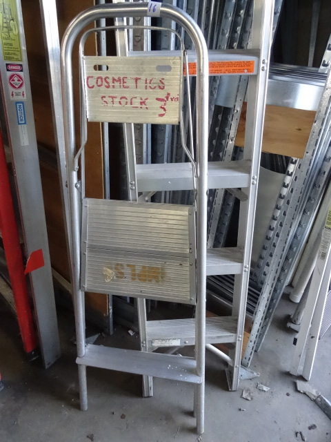 2  aluminum folding step stool...