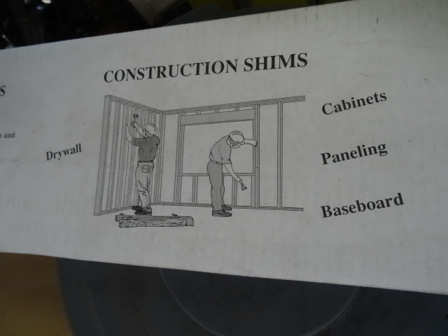 Construction shims. 1 12 x 36. Tot...
