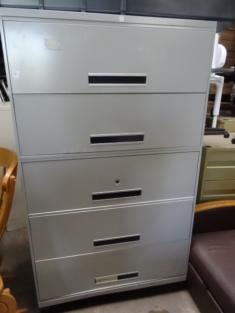 42 metal 5 drawer lateral file. ...