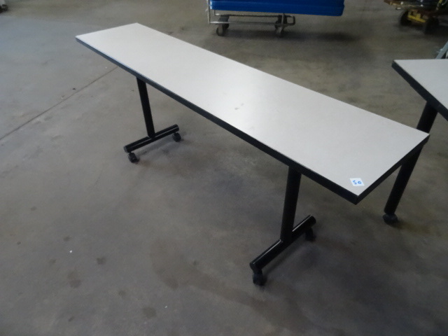 72 x 16 x 29 table on wheels...