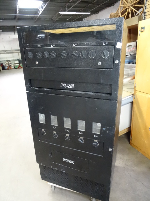 Snack and beverage vending machine....