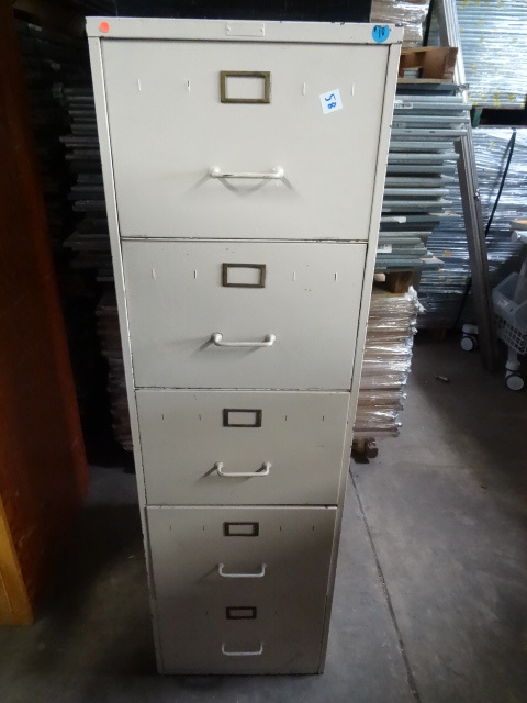 18 metal 5 drawer file cabinet...