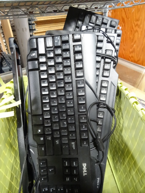 5 computer keyboards...