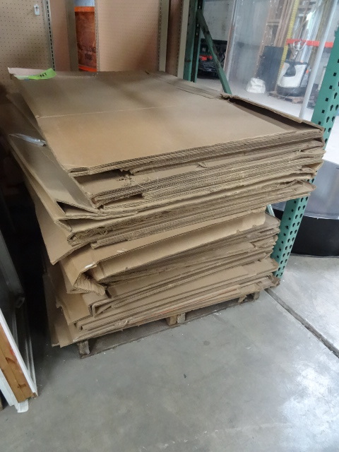 Pallet of cardboard Gaylords. Appro...