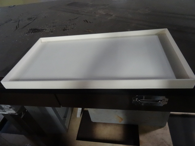 Pallet of plastic shelves. 23 x 12 ...