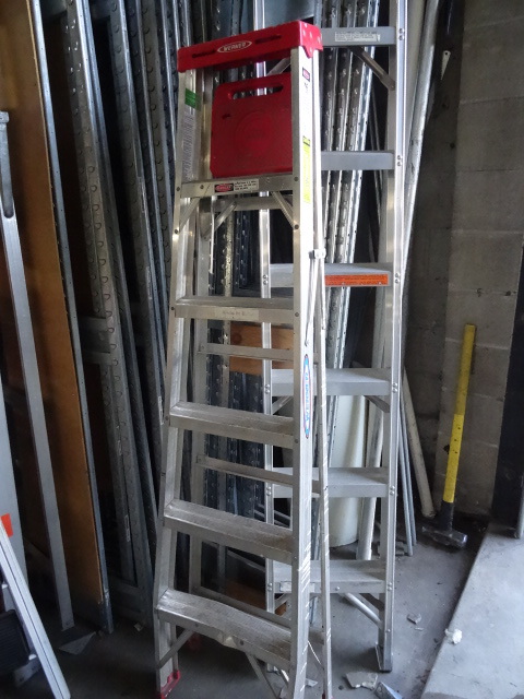 Werner 6 aluminum step ladder....