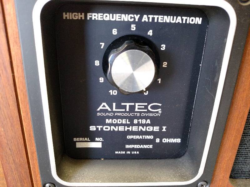 altec model 819a stonehenge 1