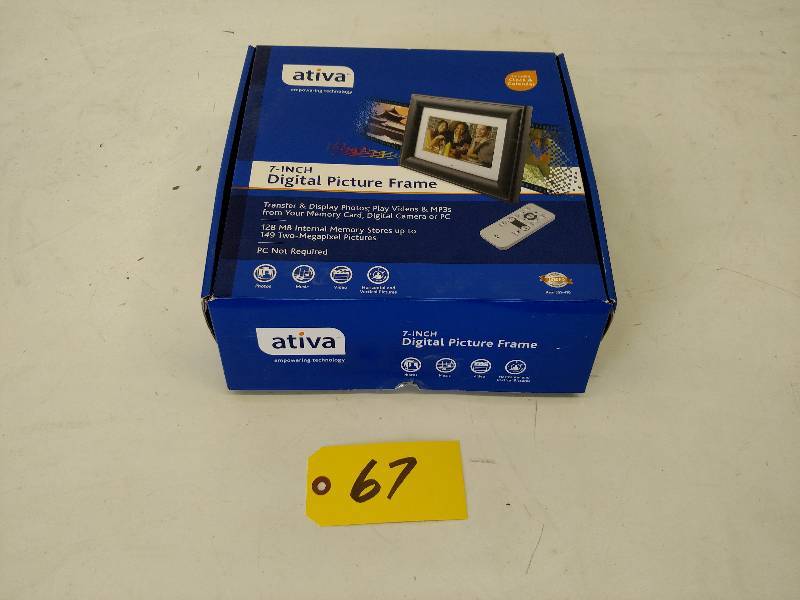 lot 67 image: Ativa 7 Digital Picture Frame