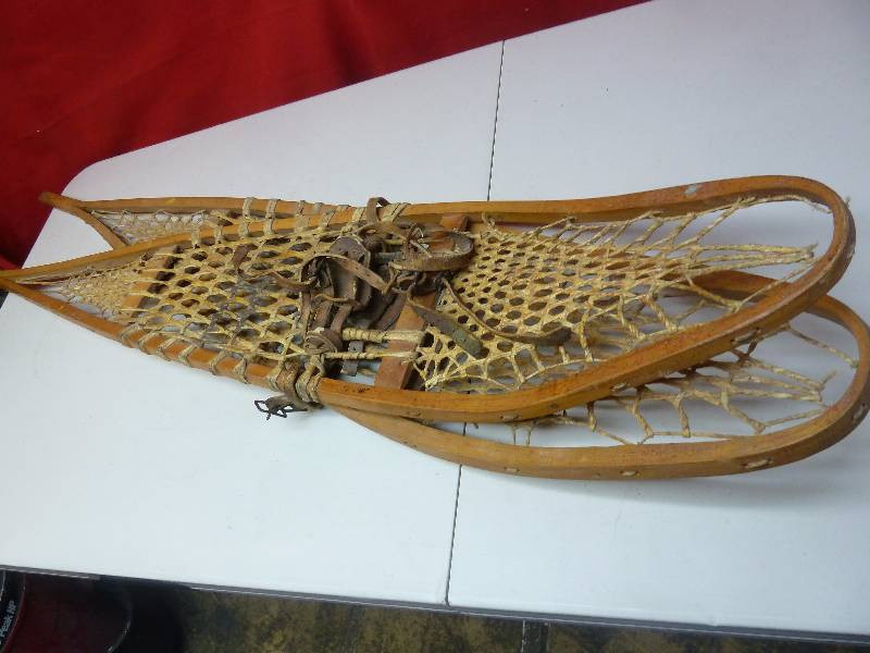 lot 707 image: Antique Snowshoes