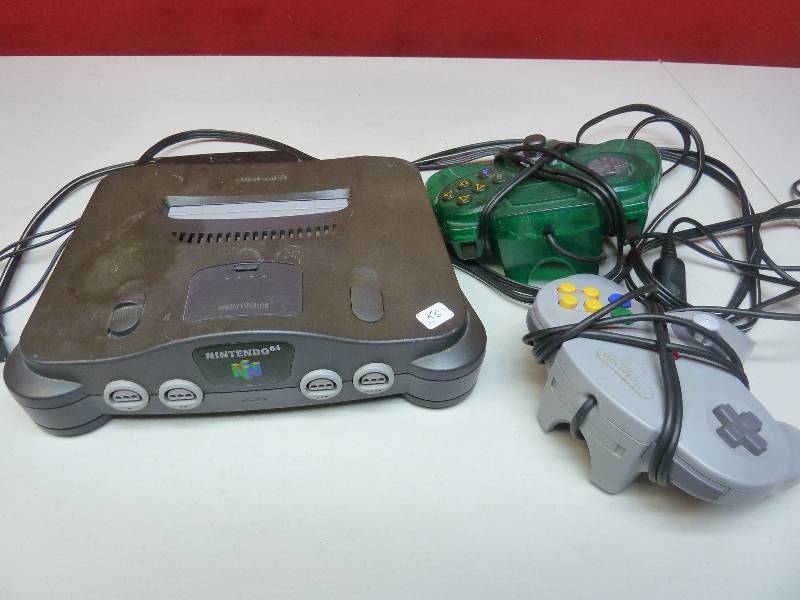 lot 771 image: Vintage Nintendo 64 Game System
