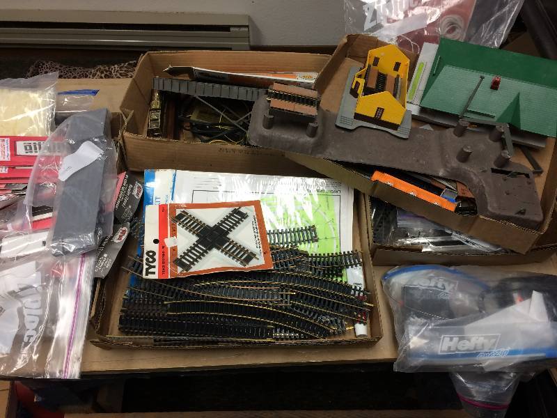 lot 43 image: Assorted Train Parts and Accessories
