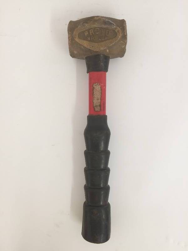 lot 15 image: Brass Head Hammer
