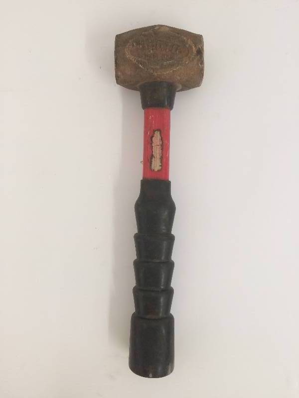 lot 16 image: Brass Head Hammer