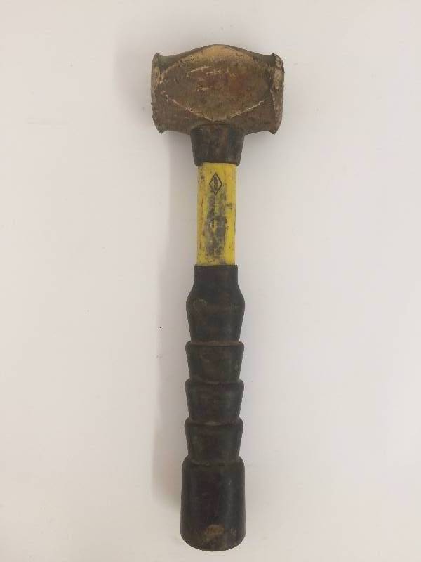 lot 17 image: Brass Head Hammer