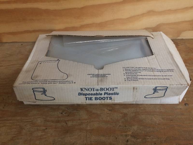 lot 75 image: Disposable Plastic Boots