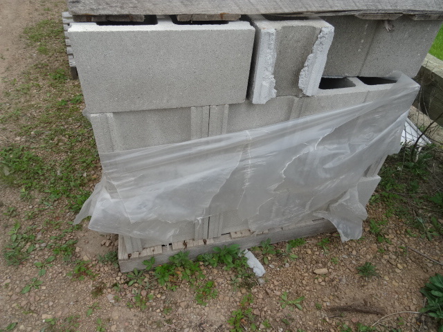 Pallet Of Concrete Block 12 X 16 X K C Auctions Jordan Contractor Surplus 3 K Bid