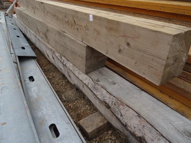 3 wood beams. 6 x 7 x 142. 8 x 8 x ...