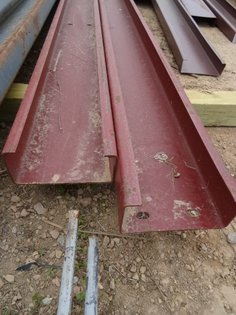 Misc pieces of channel. 8 x 4. Long...