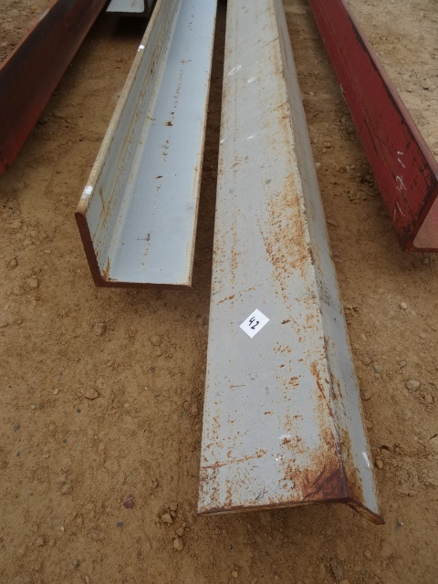 5 pieces of angle iron. Longest pie...