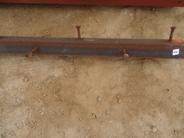 Steel in bed for concrete. 3 x 3 x ...