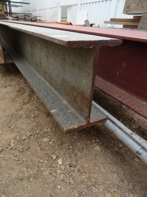 Steel I beam. 5 x 8 x 226....