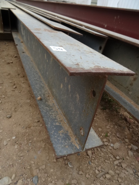 6 steel I beams. 5 x 8 x 238 is the...