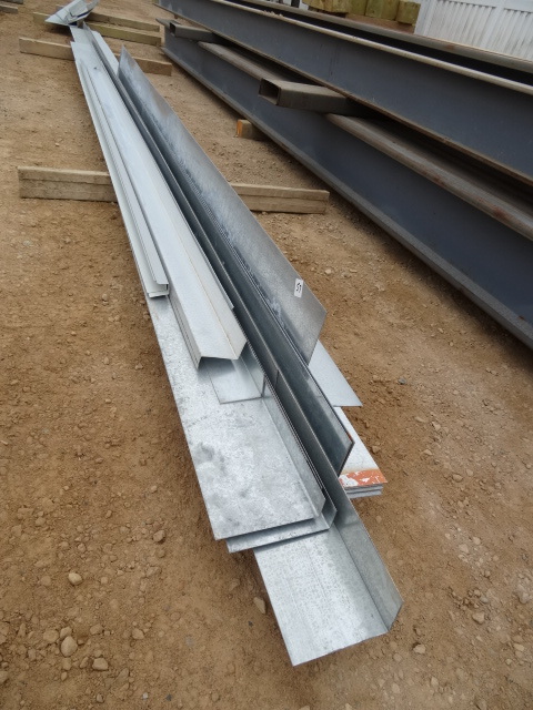 Misc galvanized flashing. Longest p...