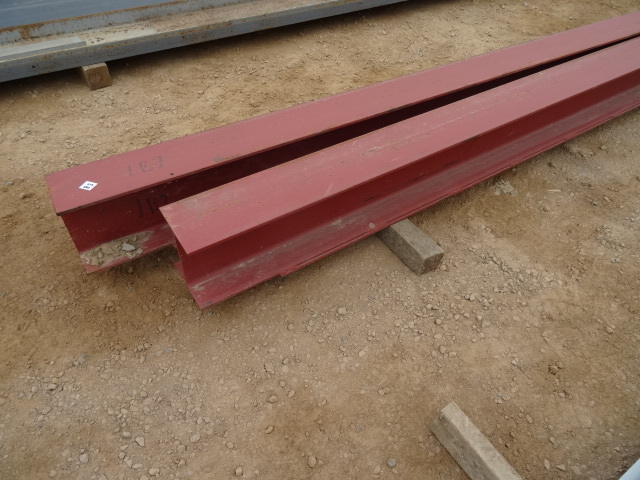 2 steel I beams. 6 12 x 8 x 116...