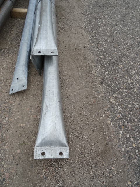 lot 24 image: 4 12 galvanized pipe. Flat ends. Q...