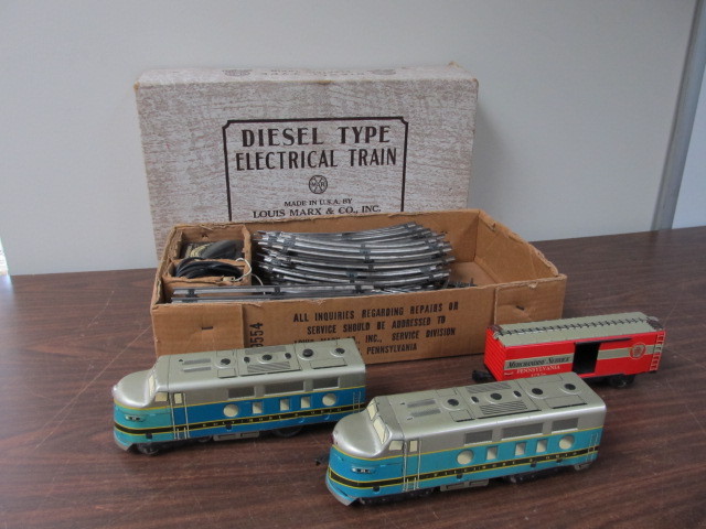 louis marx & co electric train set