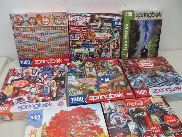 lot 47 image: Nice Lot of LARGE Springbok Puzzles