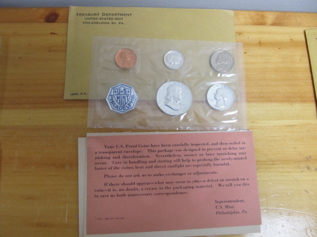 lot 86 image: 1963 U.S. Coin Proof Set wCOA