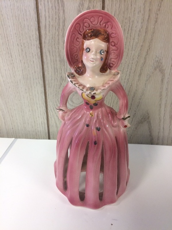 lot 51 image: Antique Napkin Lady Doll  Figurine