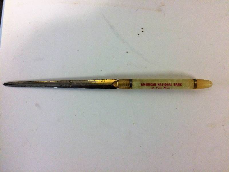 lot 68 image: Vintage American National Bank Letter Opener