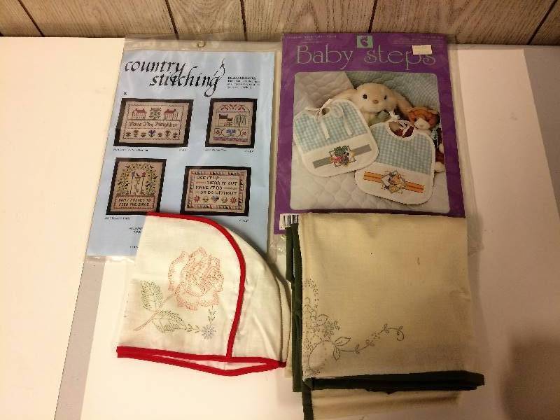 lot 79 image: Vintage Stichery Kits