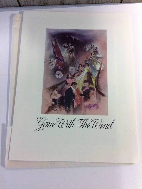 lot 80 image: Vintage Gone With The Wind Booklet