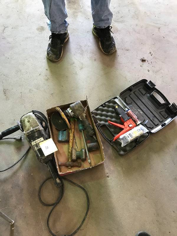 lot 110 image: Misc Power Tools  Body Shop Tools